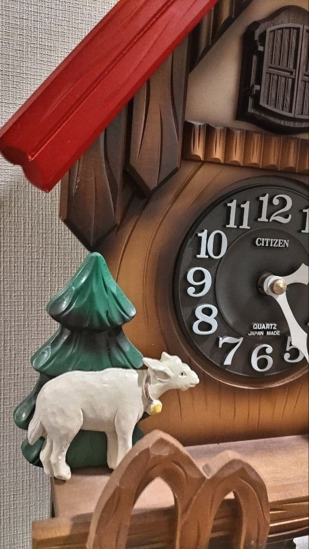 シチズン 鳩時計 ヴィンテージ稼動品 4MJ650-0