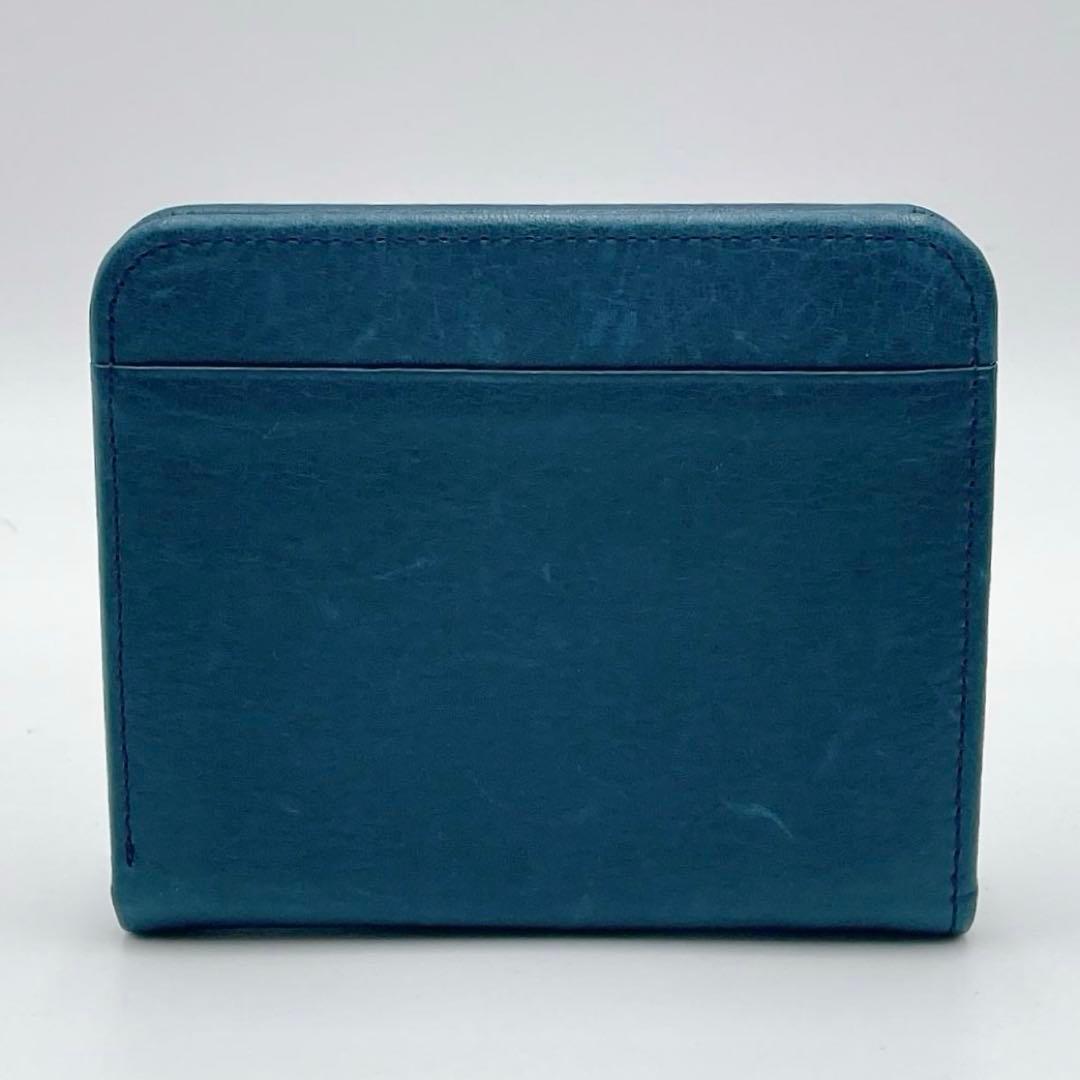 Kissora × MOOMIN 本革レザー 二つ折り財布　m607