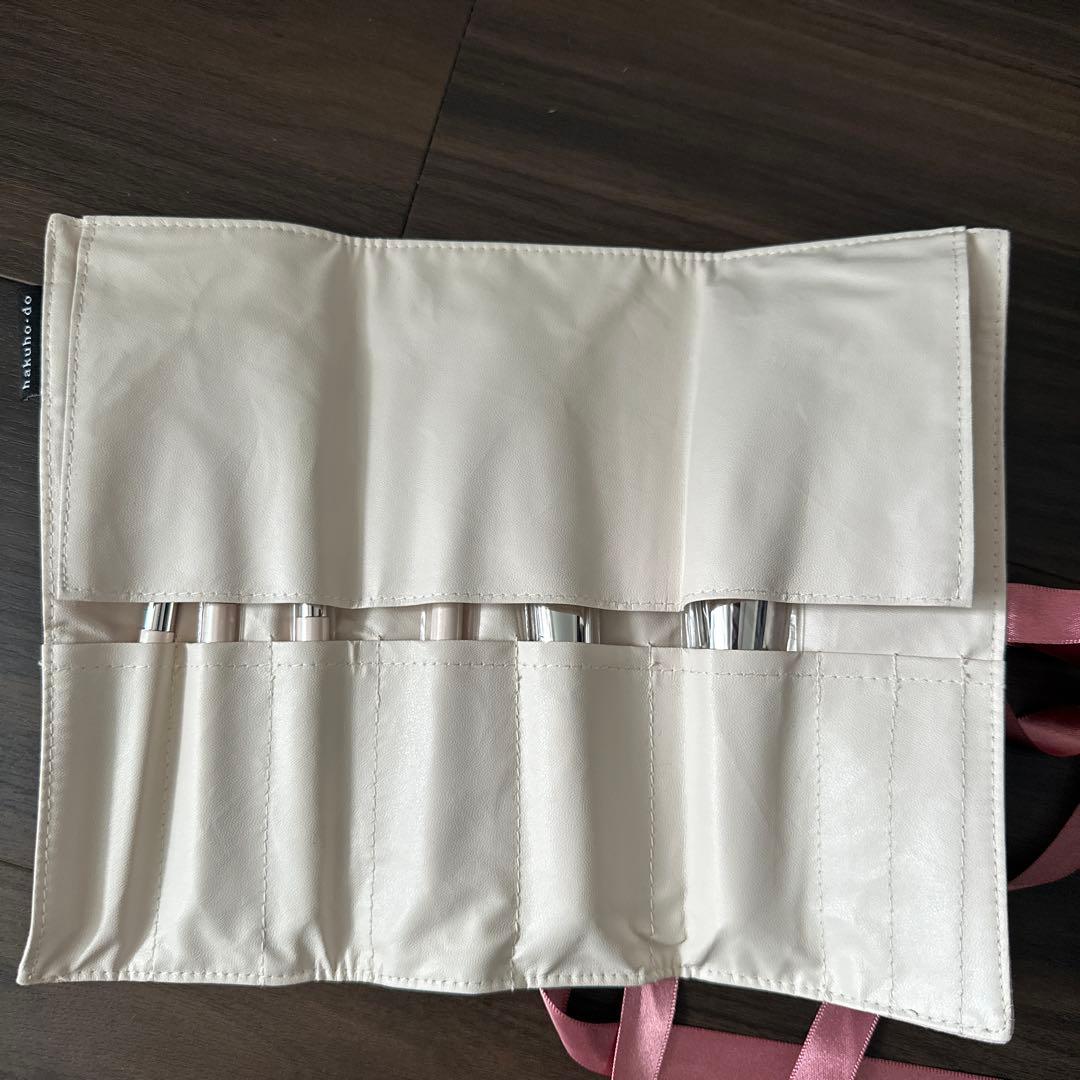 白鳳堂桜の花柄化粧ブラシセット