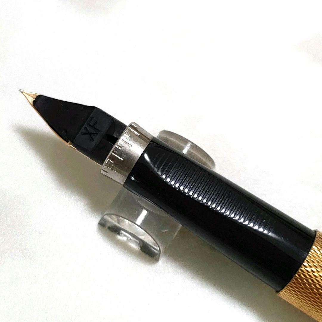 【美品】パーカー75　プラスヴァンドーム　ゴールド　グレンドルジュ　XF