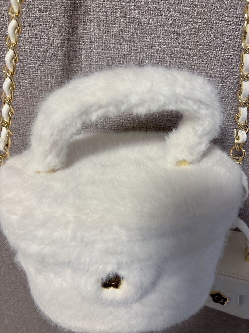 リリーブラウン マリークワント ファーバッグ ミニバッグ付き