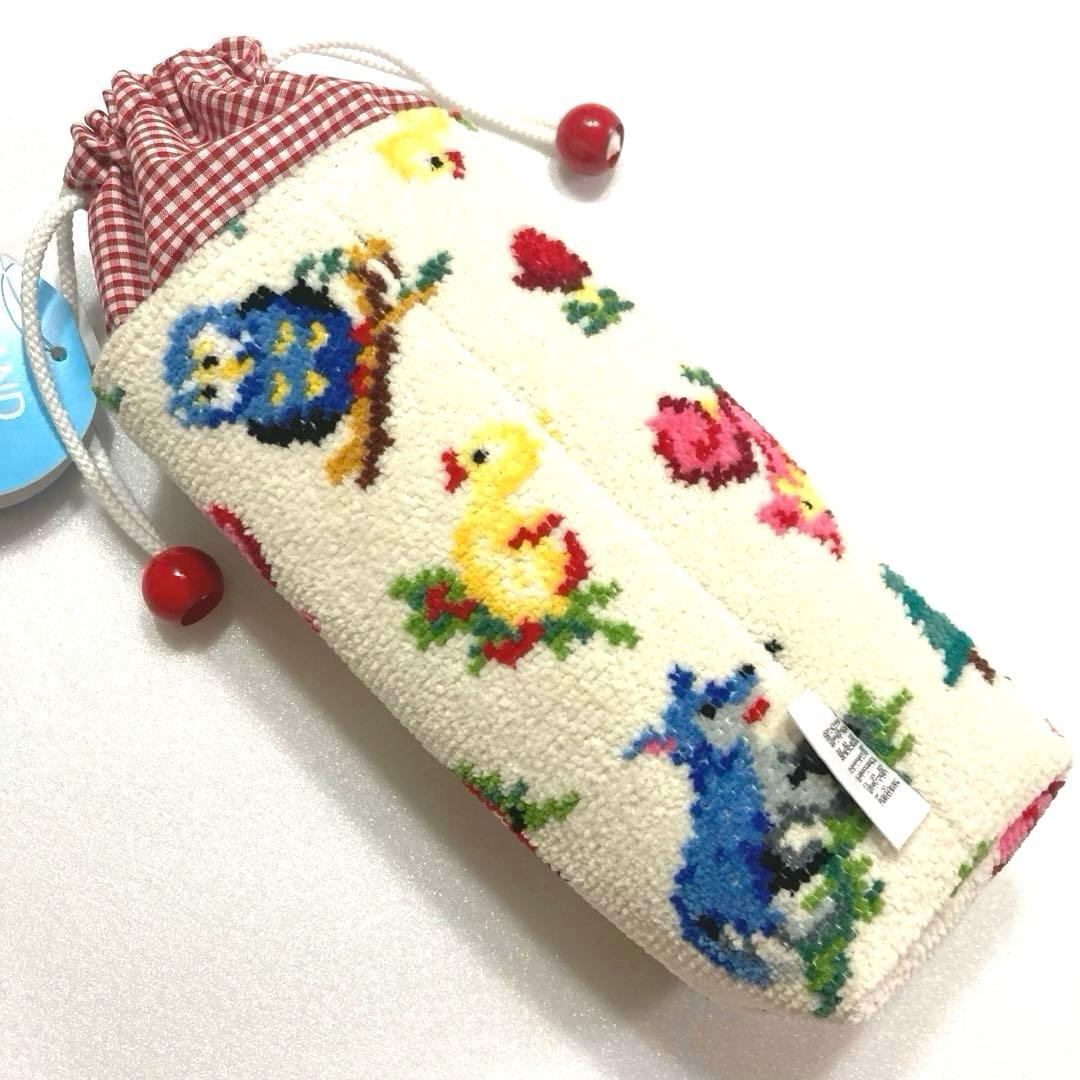 フェイラーハイジフレンズフォレストのタグ付ボトルポーチと ハイジの