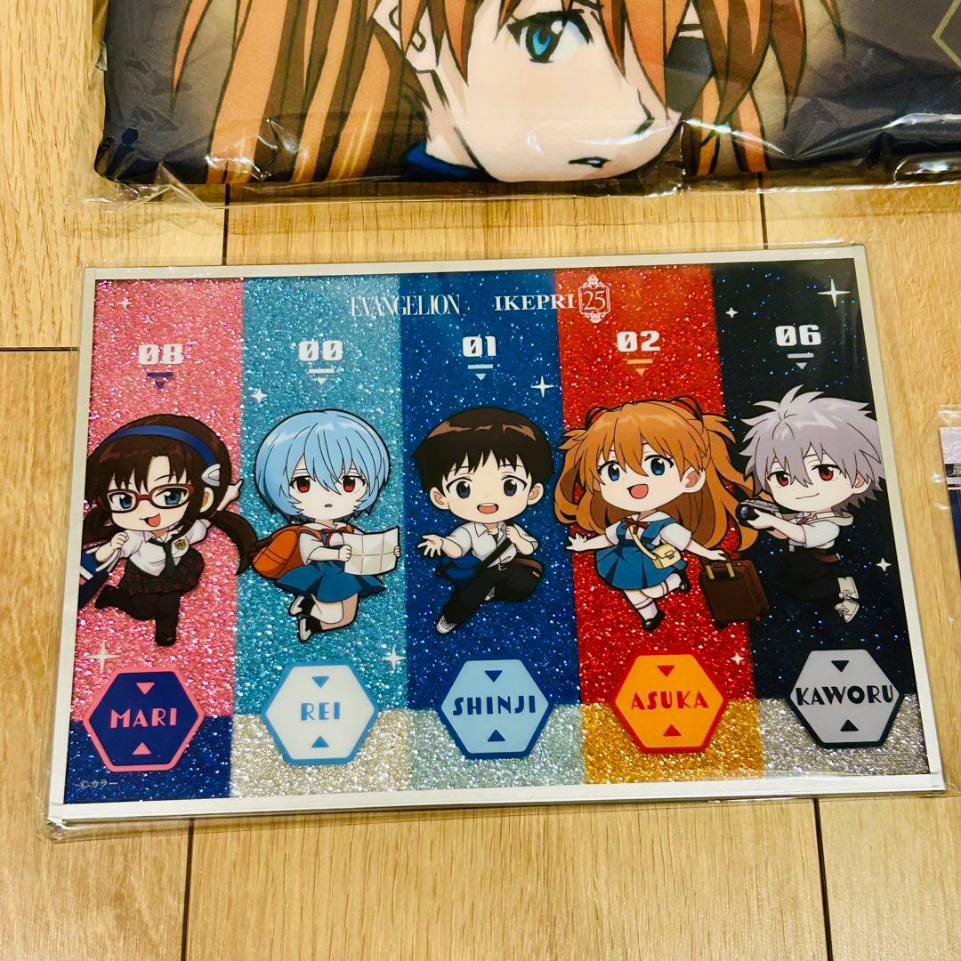 池袋プリンスホテル　エヴァンゲリオン　タオル　アクスタ　缶バッチ　色紙　セット②