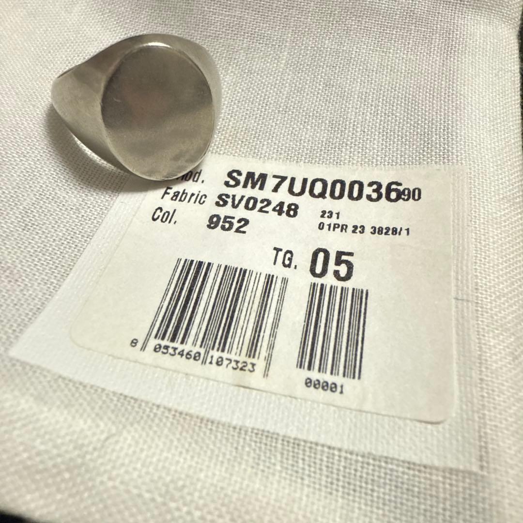 5新品 メゾン マルジェラ MM6 シュバリエ リング シルバー 真鍮 指輪