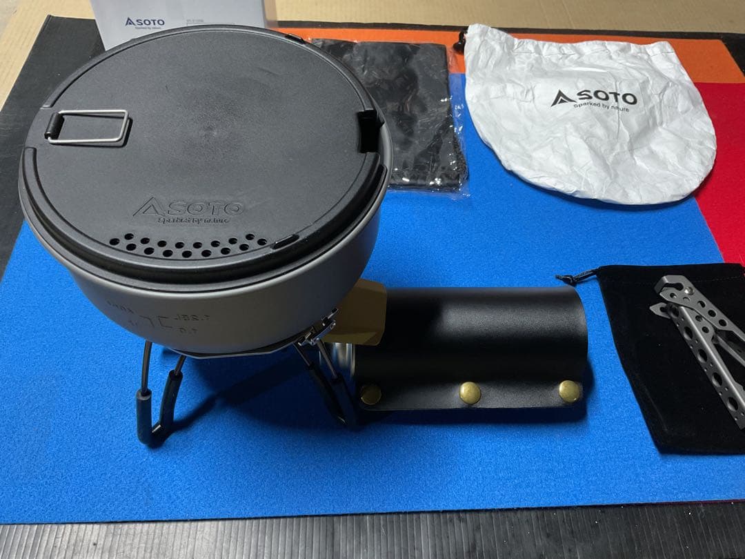 SOTOレギュレーターストーブST-310SBカスタム+1.8ℓクッカー新品