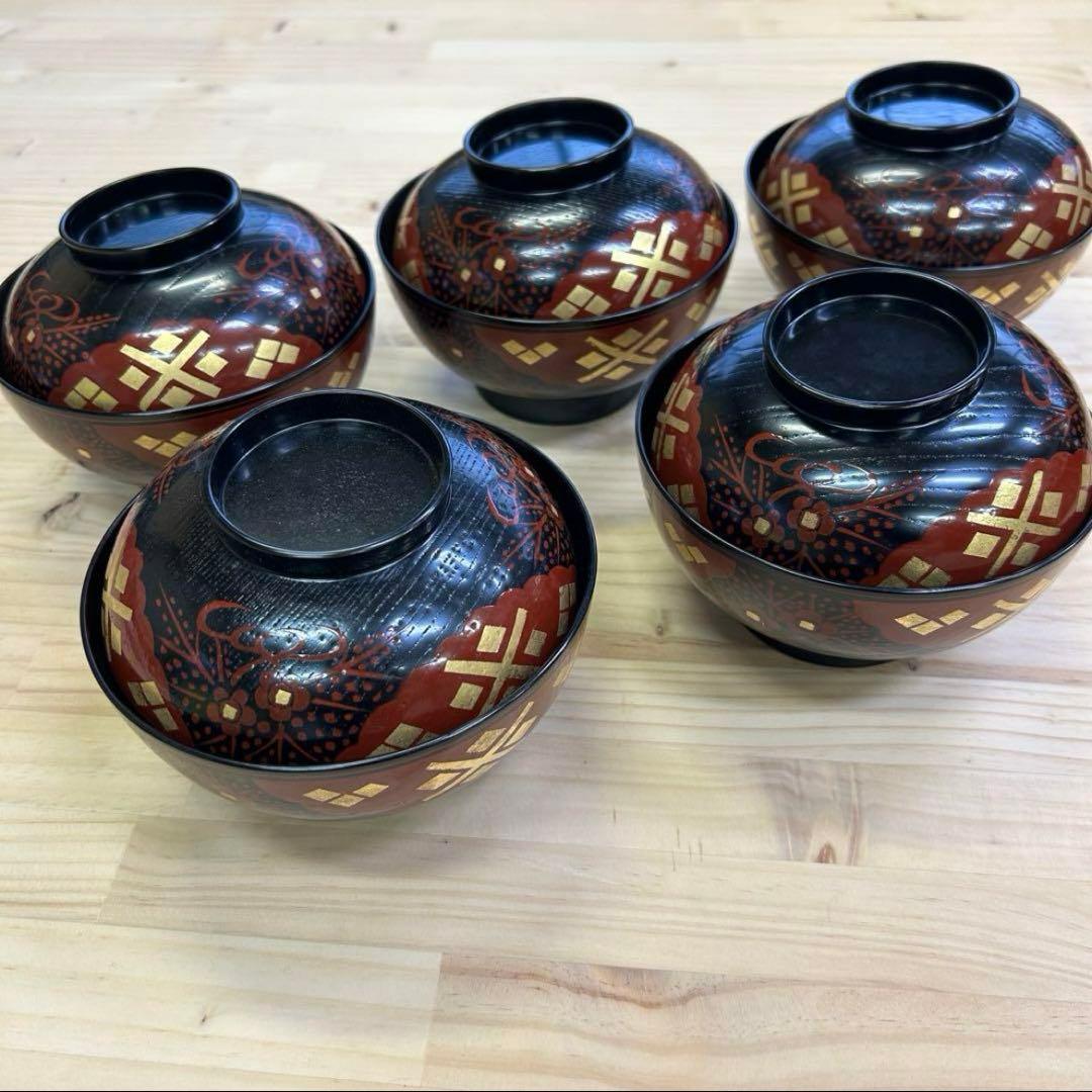 5客 吸物椀 お椀 輪島塗」の人気商品一覧 | 安い商品を通販サイトから