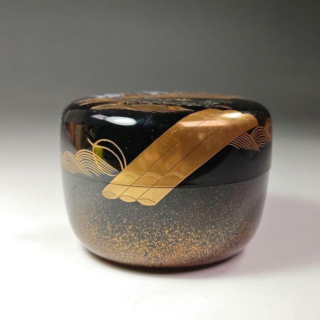 イ614 棗『根来茶器棗木箱』茶入茶道具