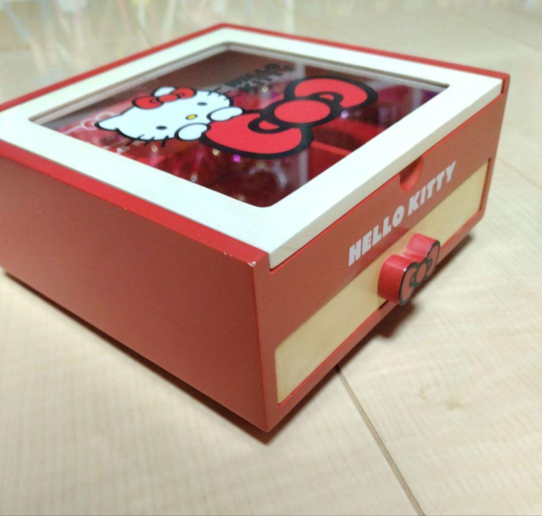 ハローキティ コスメボックス ミニドレッサー オルゴールジュエリー