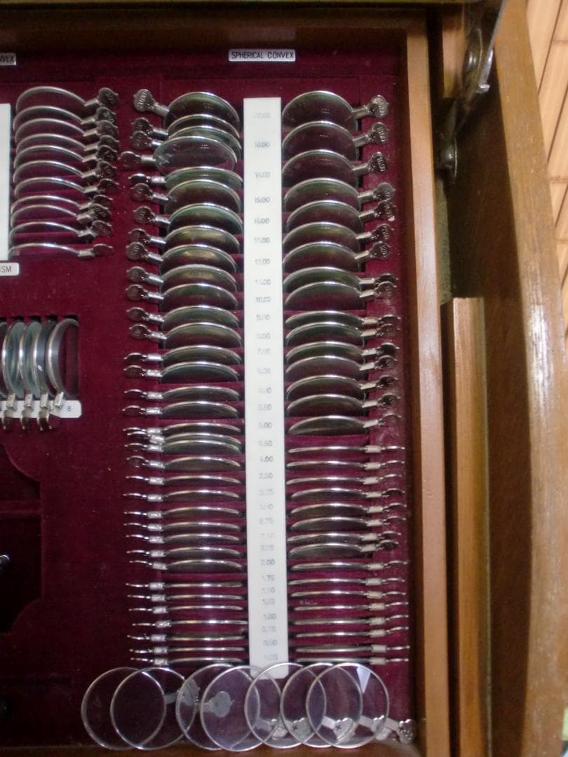 木製 検視レンズケース 昭和レトロ 珍品