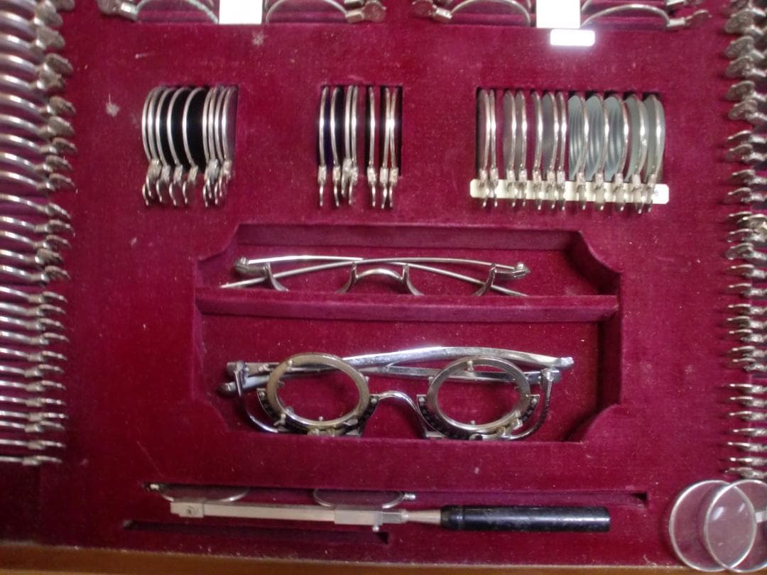 木製 検視レンズケース 昭和レトロ 珍品