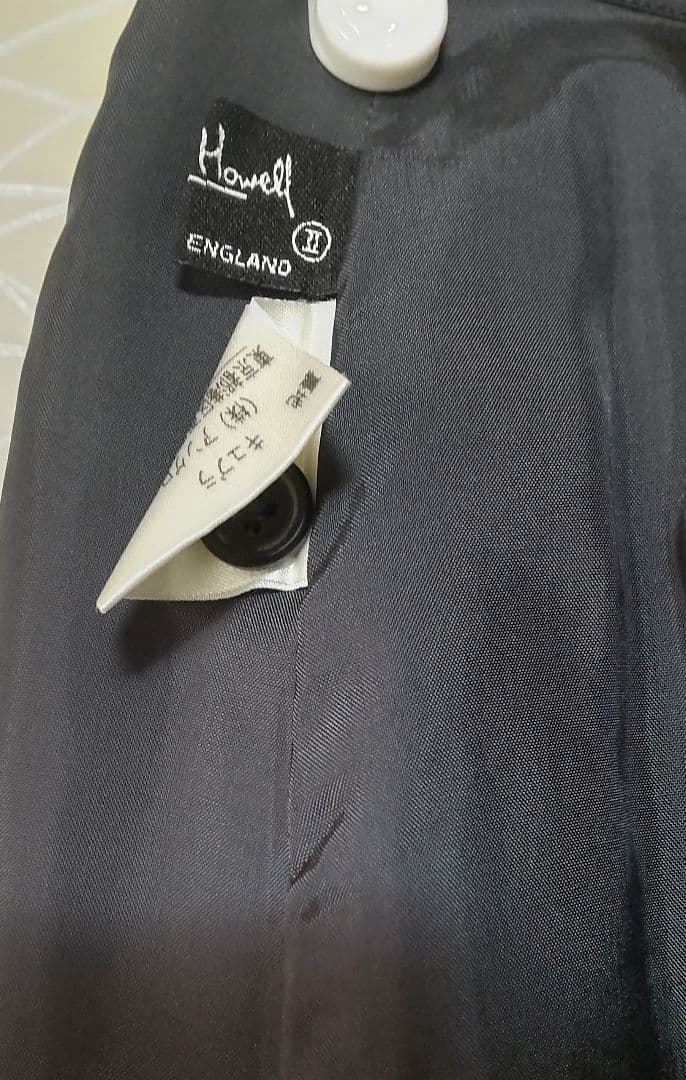 マーガレット・ハウエル　ダークグレー プリーツ スカート　Ⅱ