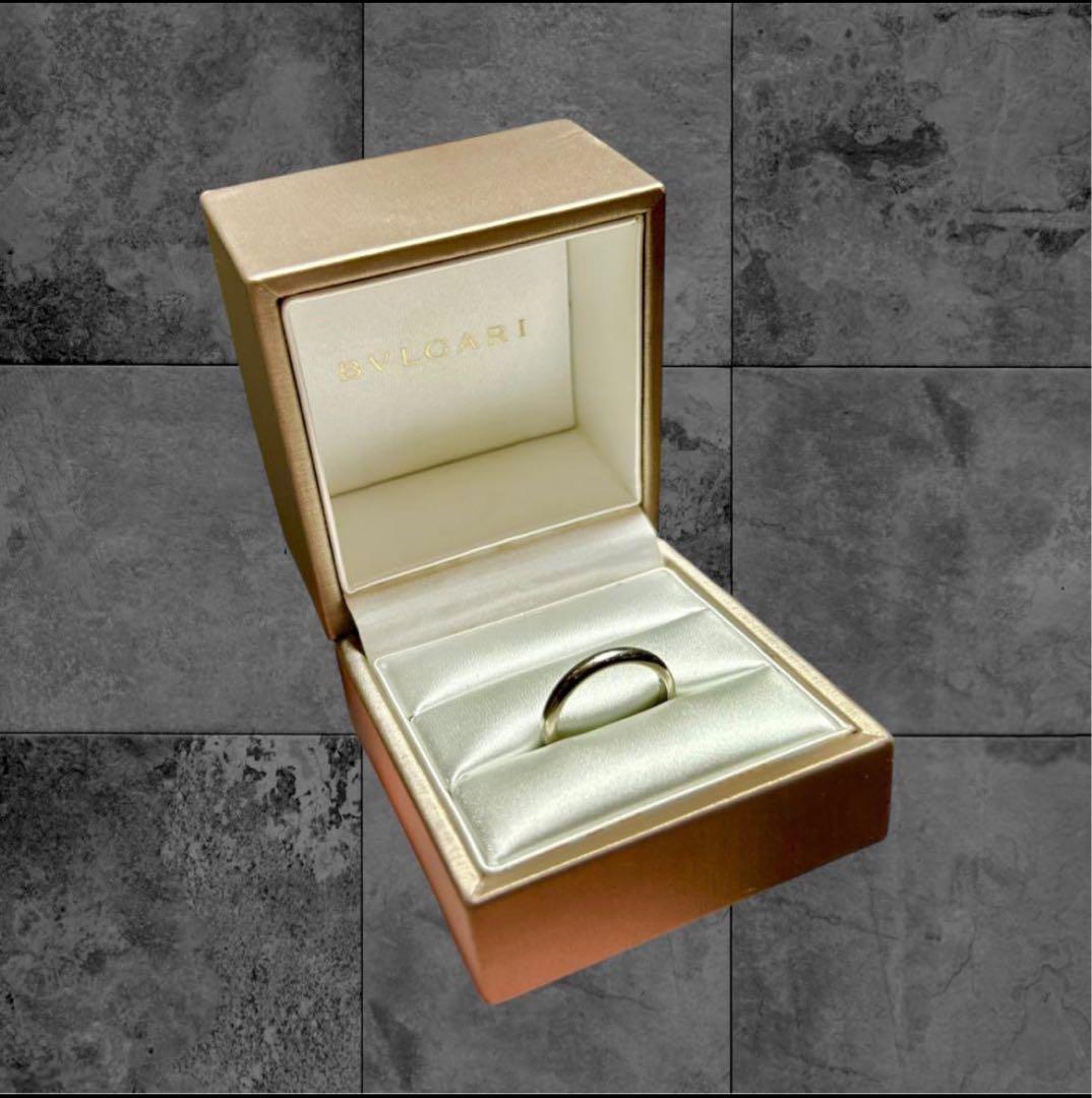 BVLGARI ブルガリ　リング 結婚指輪　プラチナ　シルバーリング　指輪