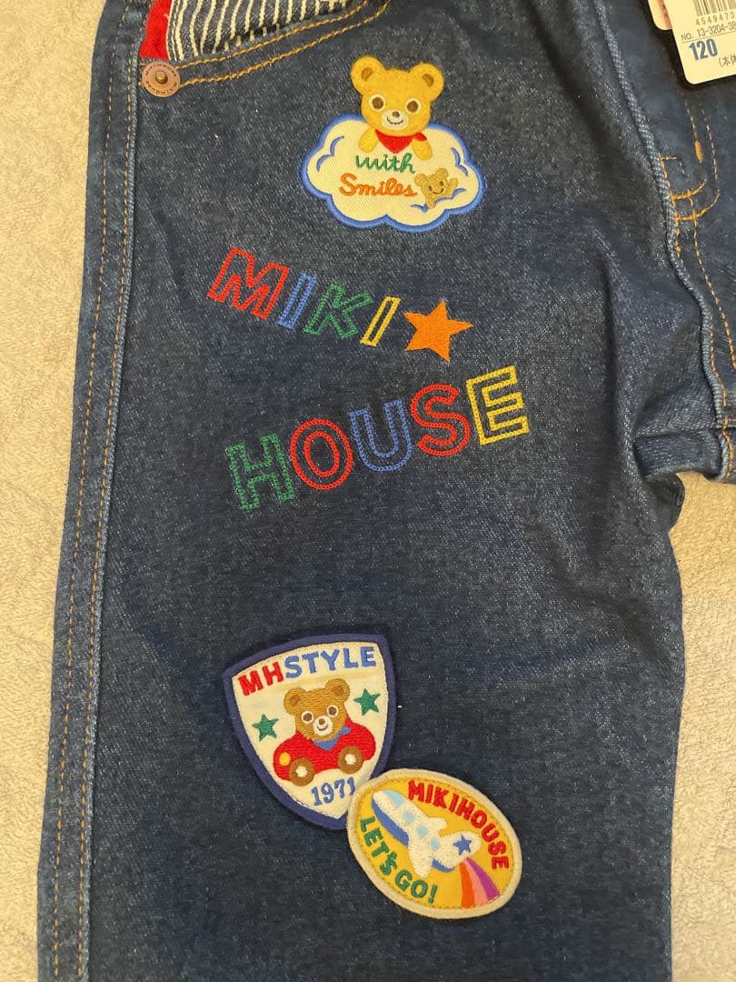 新品未使用】ミキハウス ベースボール パンツ 120cm