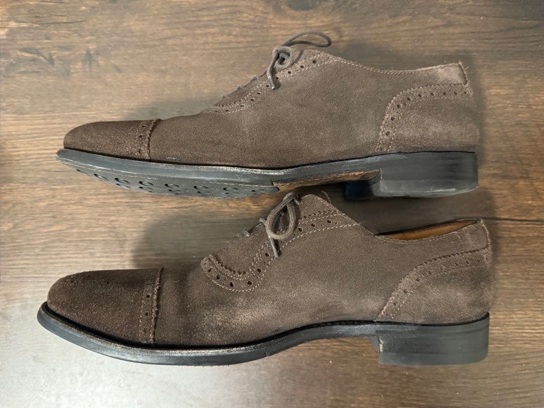【定価41,800円】ユニオンインペリアル 別注 スウェードウイングチップ