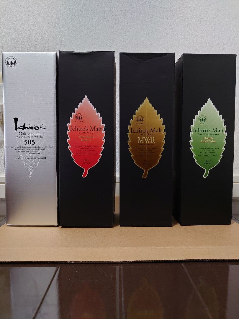 イチローズモルト リーフシリーズ3種+505 の合計4本 イチローズモルト リーフシリーズ3種+505 の合計4本 イチローズモルト