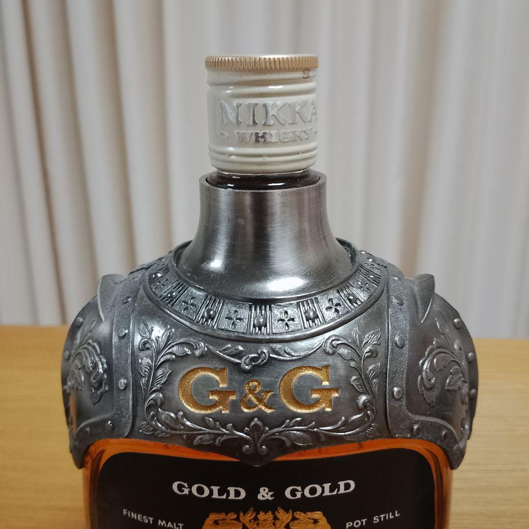 NIKKA WHISKY GOLD & GOLD 騎士鎧 750ml NIKKA WHISKY ゴールド