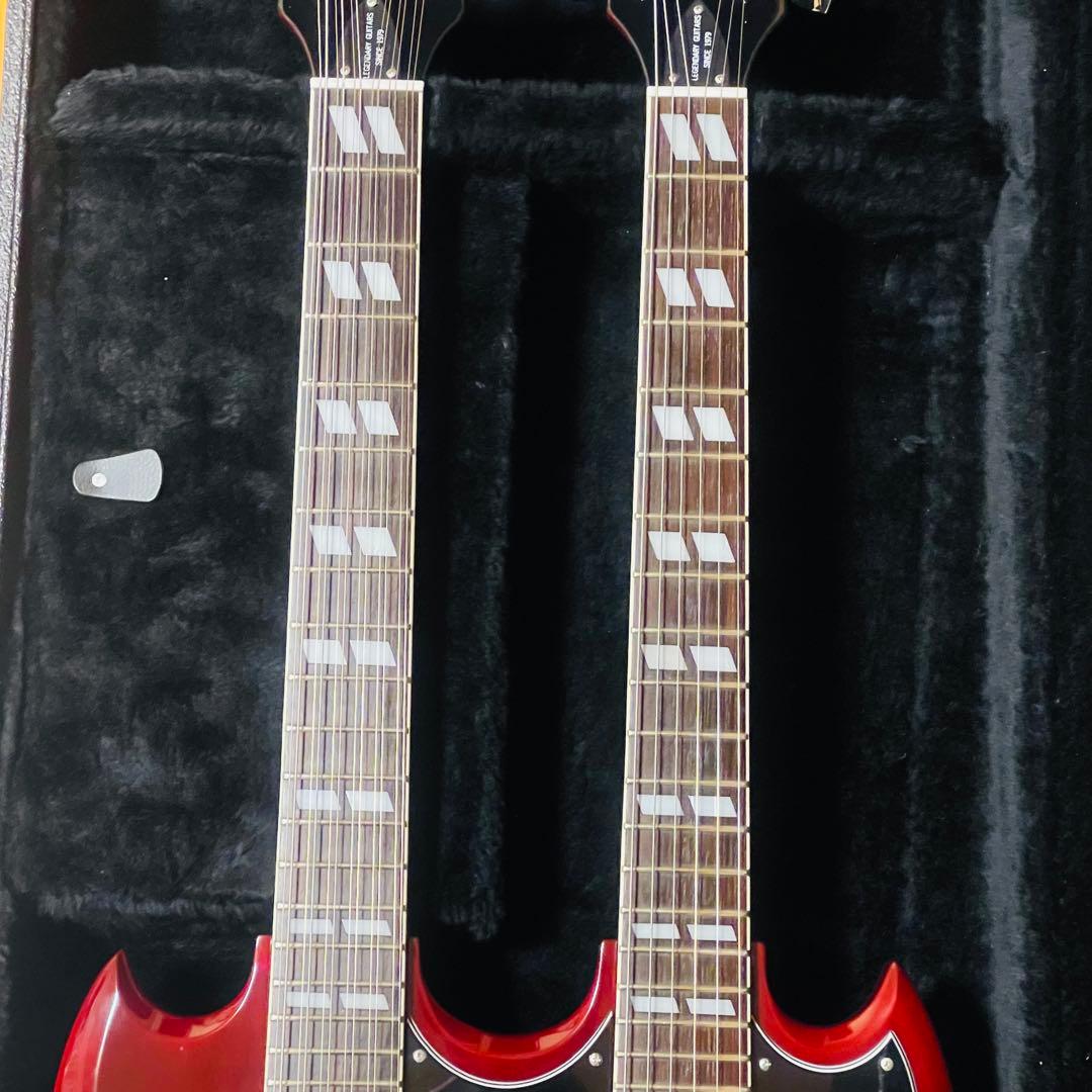 【美品・希少】mavis ダブルネックギター 専用ハードケース付