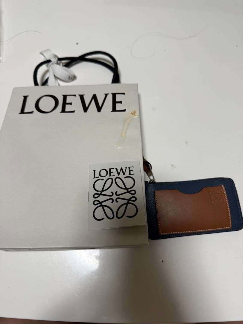 ロエベ　LOEWE 財布　ケース　ネイビー　限定