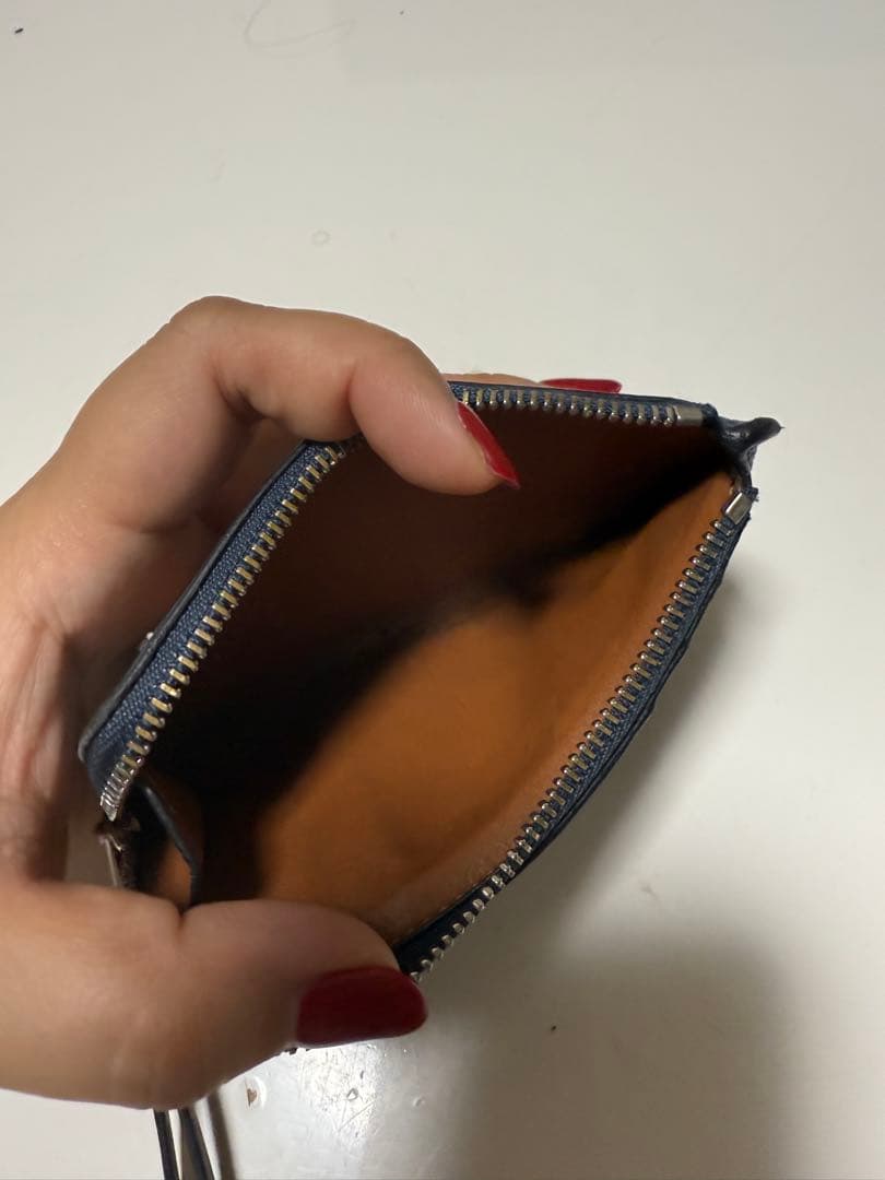 ロエベ　LOEWE 財布　ケース　ネイビー　限定