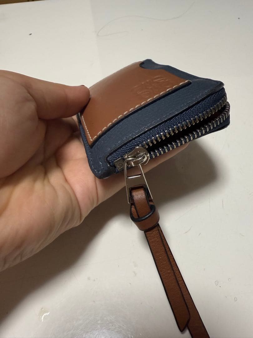 ロエベ　LOEWE 財布　ケース　ネイビー　限定