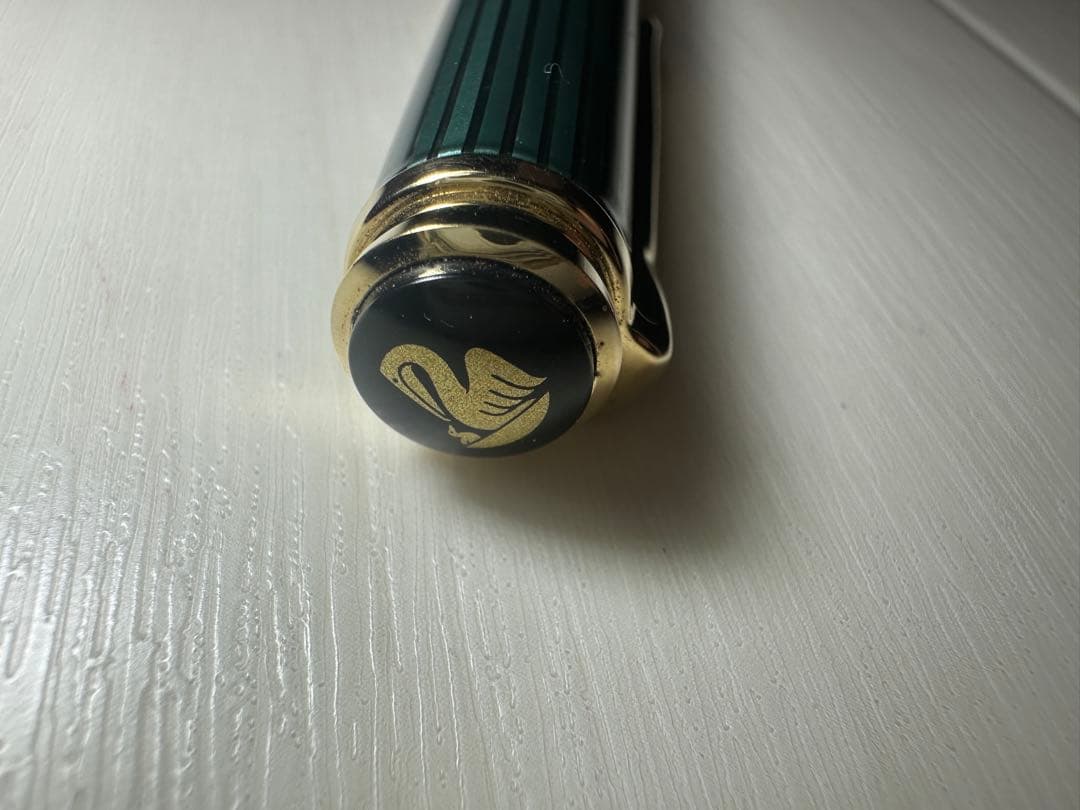 ペリカン ボールペン k800 スーベレーン 緑縞