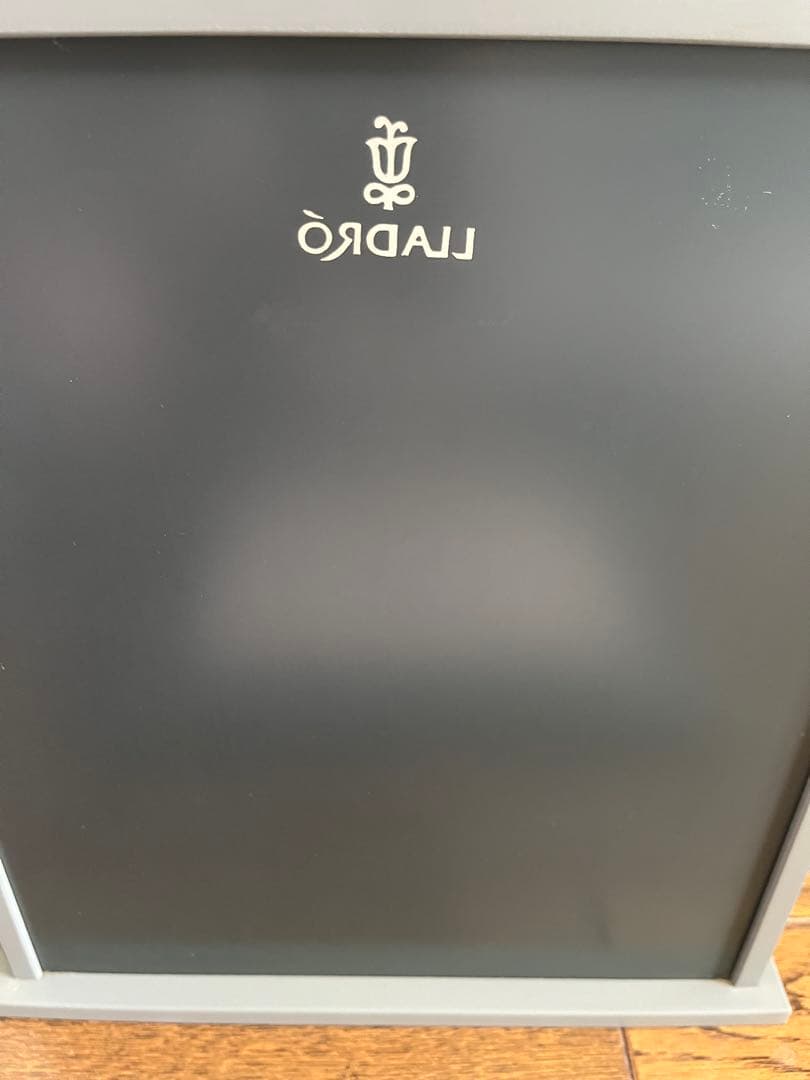 LLADRÓ リヤドロ ガラスケース グレー 背面ガラス