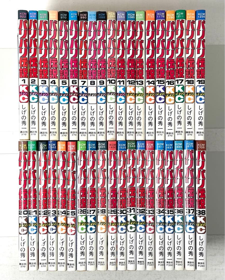 バリバリ伝説 全38巻完結セット しげの秀一 講談社 コミック】バリバリ