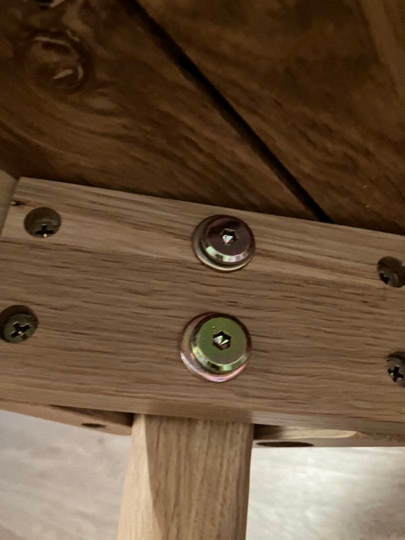 【チンネン様】大川家具　円形ダイニングテーブル