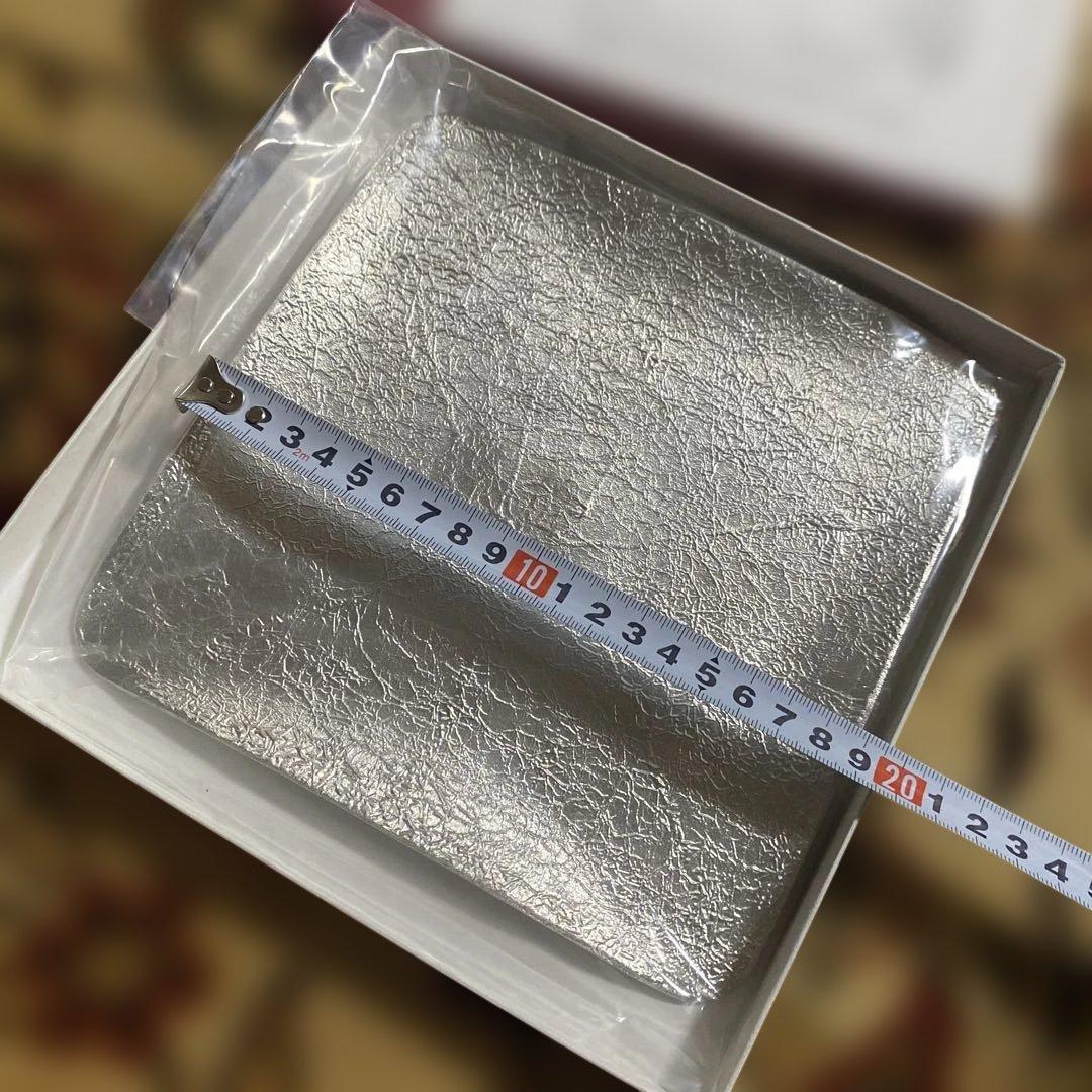 四方皿　純錫100% 金森紹栄氏作