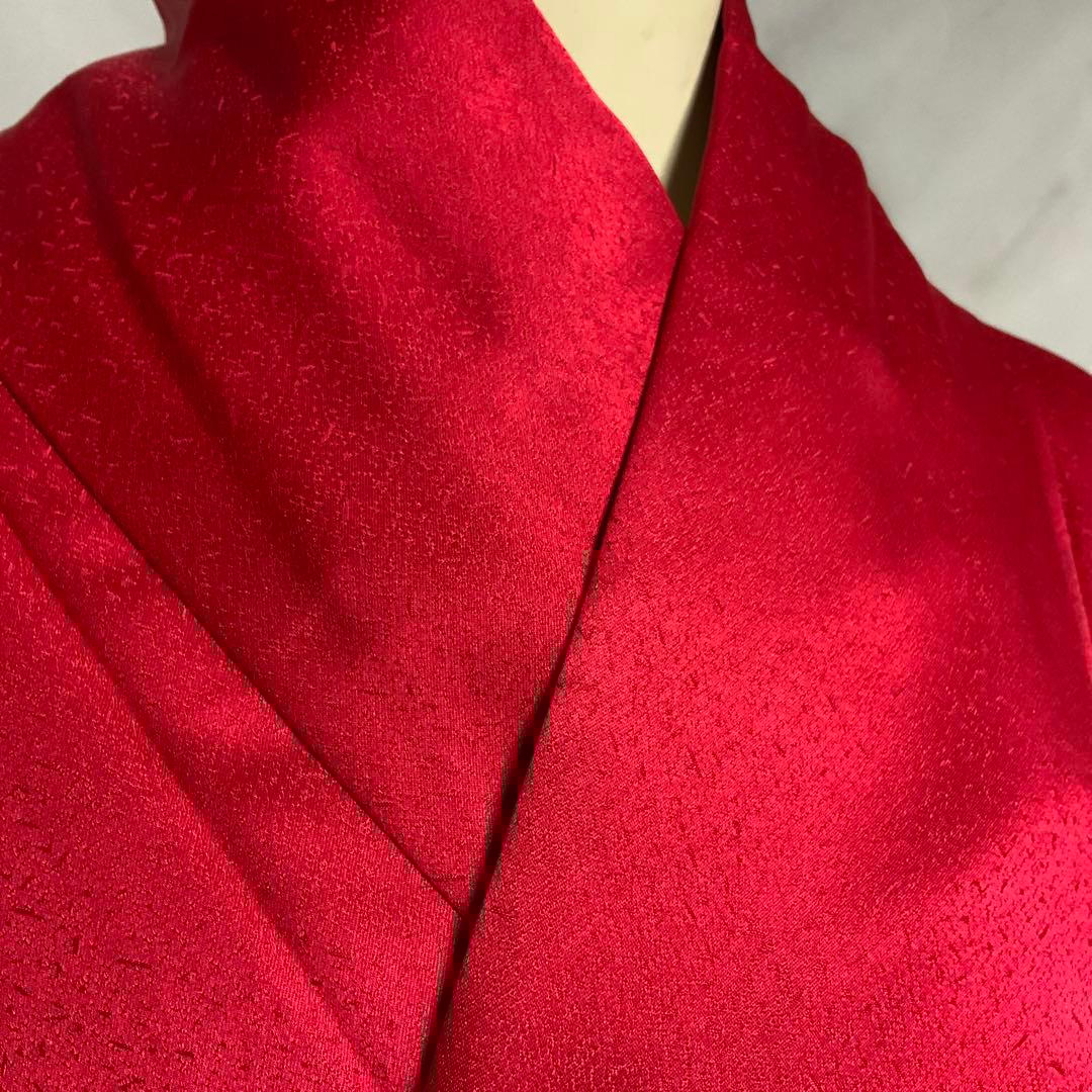 振袖】鈴屋スーパー鈴ガード加工 赤黒染め分け 蝶と花紋様 正絹 成人式