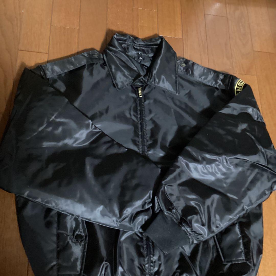 激レア　MSDFロゴ付きブラックジャケット　肩章なし　LLサイズ