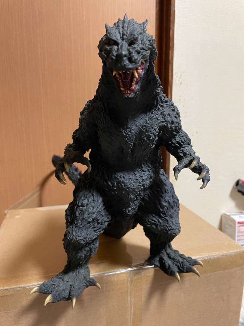 ゴジラ2000 ミレニアム ひな形レプリカ ソフビ版 メタリックレッドVer