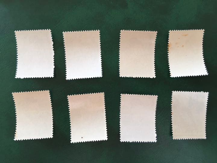 中国切手 /紀92 蔡倫 公年？1962 中国古代科学者2次 8種