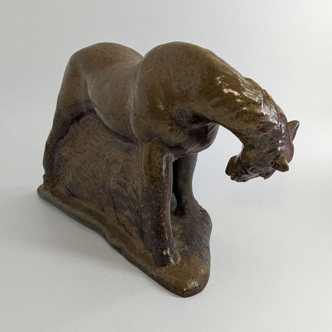 岡山県重要無形文化財 浦上善次 庚午 共箱共布栞 干支置物 馬 ウマ インテリア