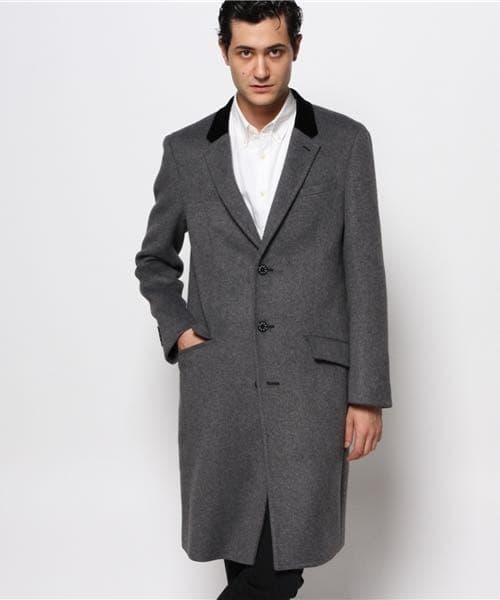 LOVELESS】MENS グレーチェスターコート