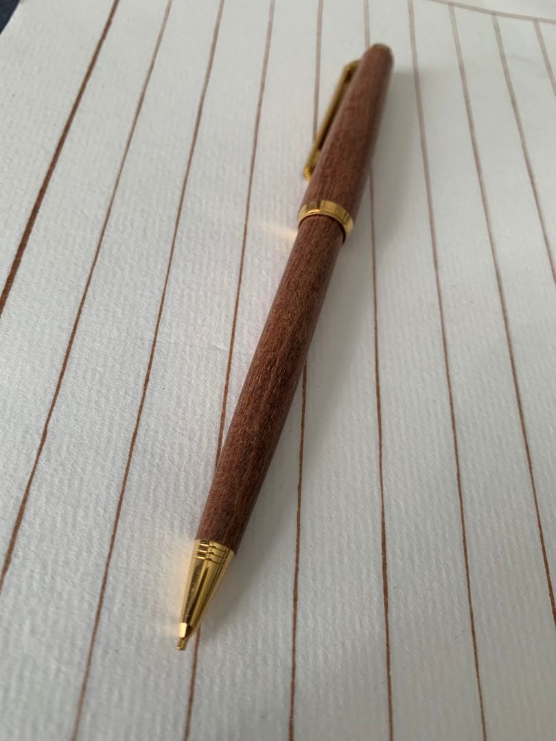 Pilot Custom 木軸& Newmanシルバー シャープペンシル セット