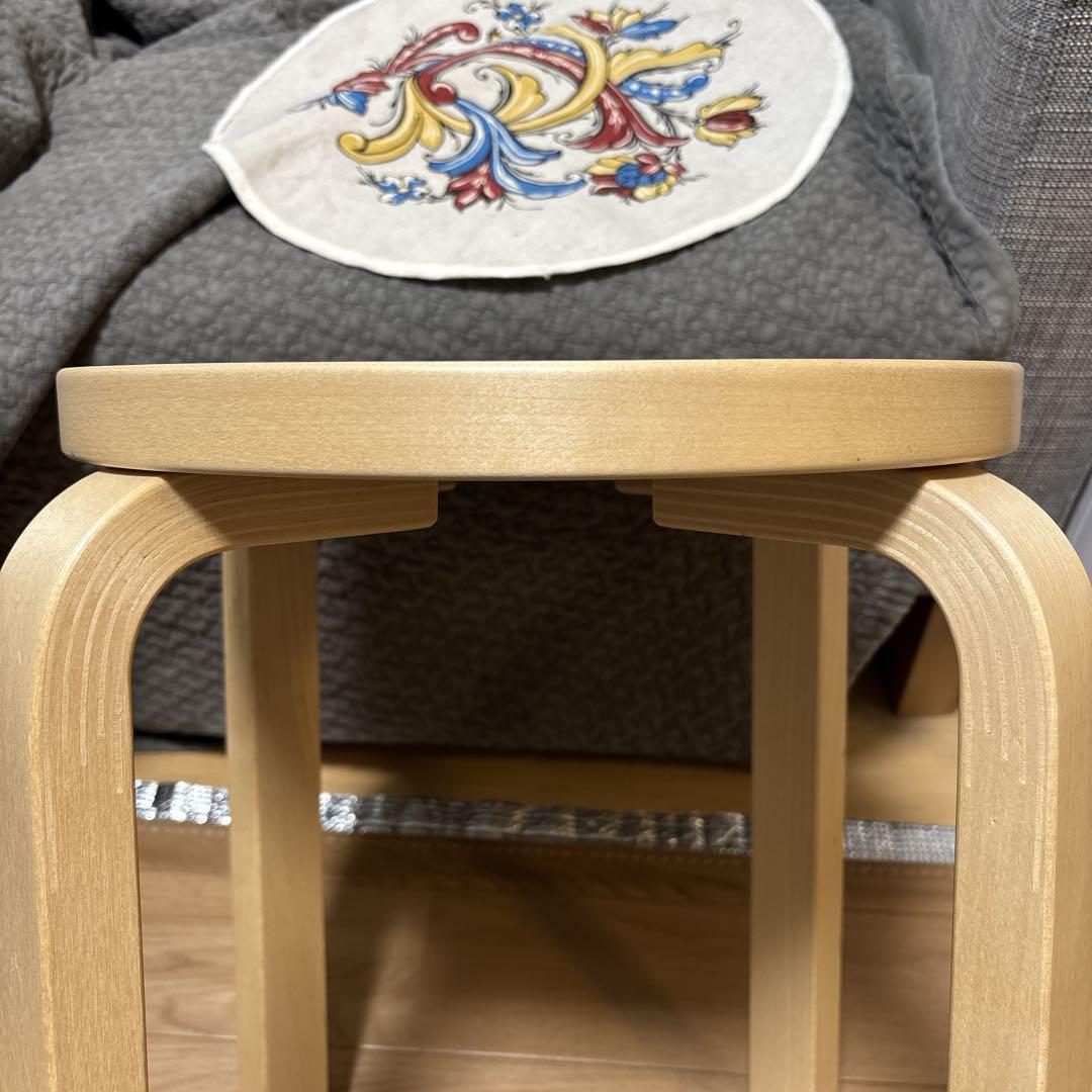 スコープ別注　アルテック　スツール　E60 4本脚 リノリウム　モーヴ