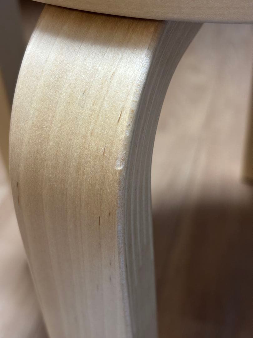 スコープ別注　アルテック　スツール　E60 4本脚 リノリウム　モーヴ