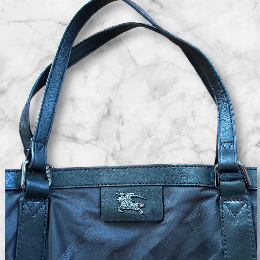 最終お値下げ☆未使用品☆バーバリーブラックレーベルトートバッグ　A4サイズ