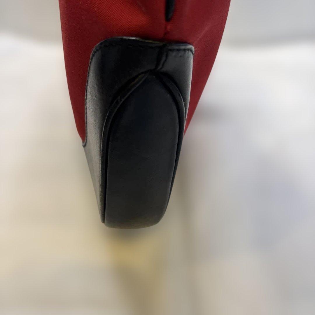 GUCCI グッチ ジャッキー ワンショルダーバッグ 赤×黒