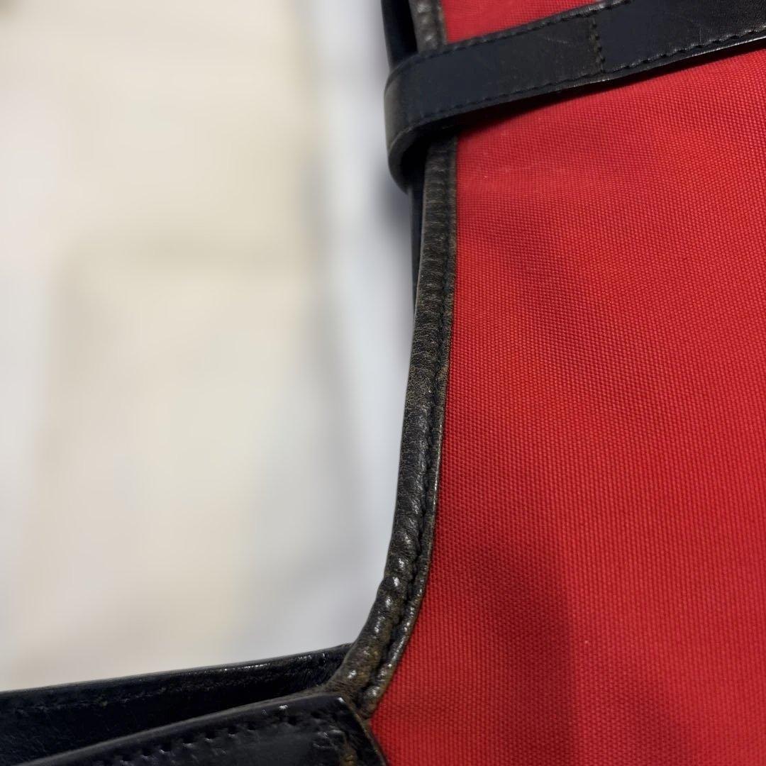 GUCCI グッチ ジャッキー ワンショルダーバッグ 赤×黒