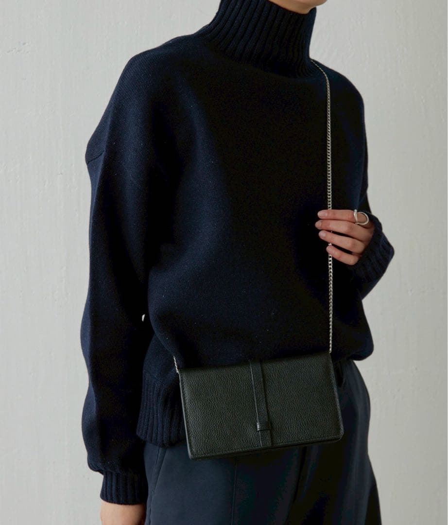 売約済みGALLARDAGALANTE 【2.718】-ウォレットミニバッグ黒