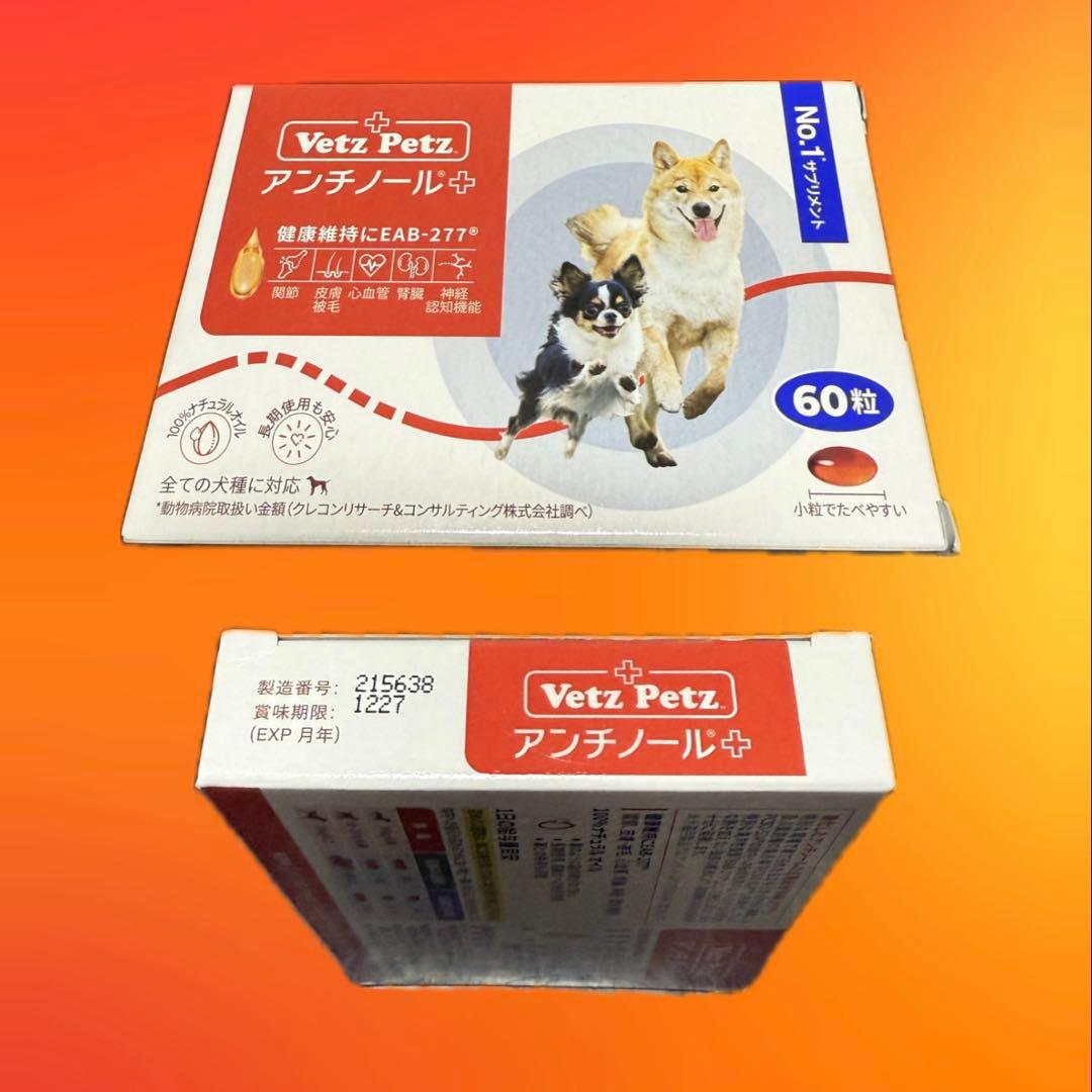 Vetz Petz アンチノール 60粒4箱 Vetz Petz アンチノール 60粒4箱