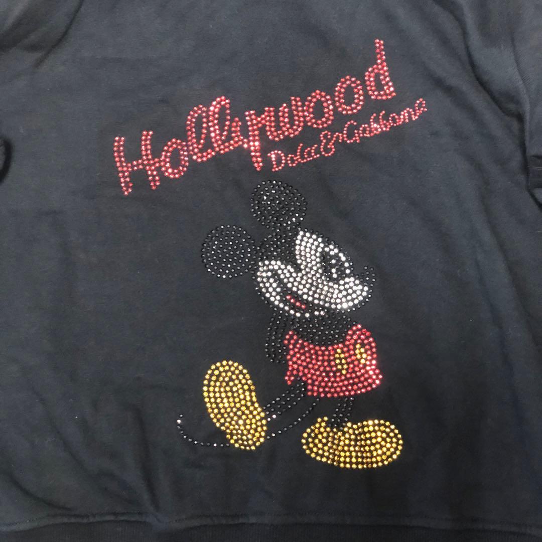 ドルチェ&ガッバーナ　ミッキーマウスコラボ　パーカー　ラインストーン