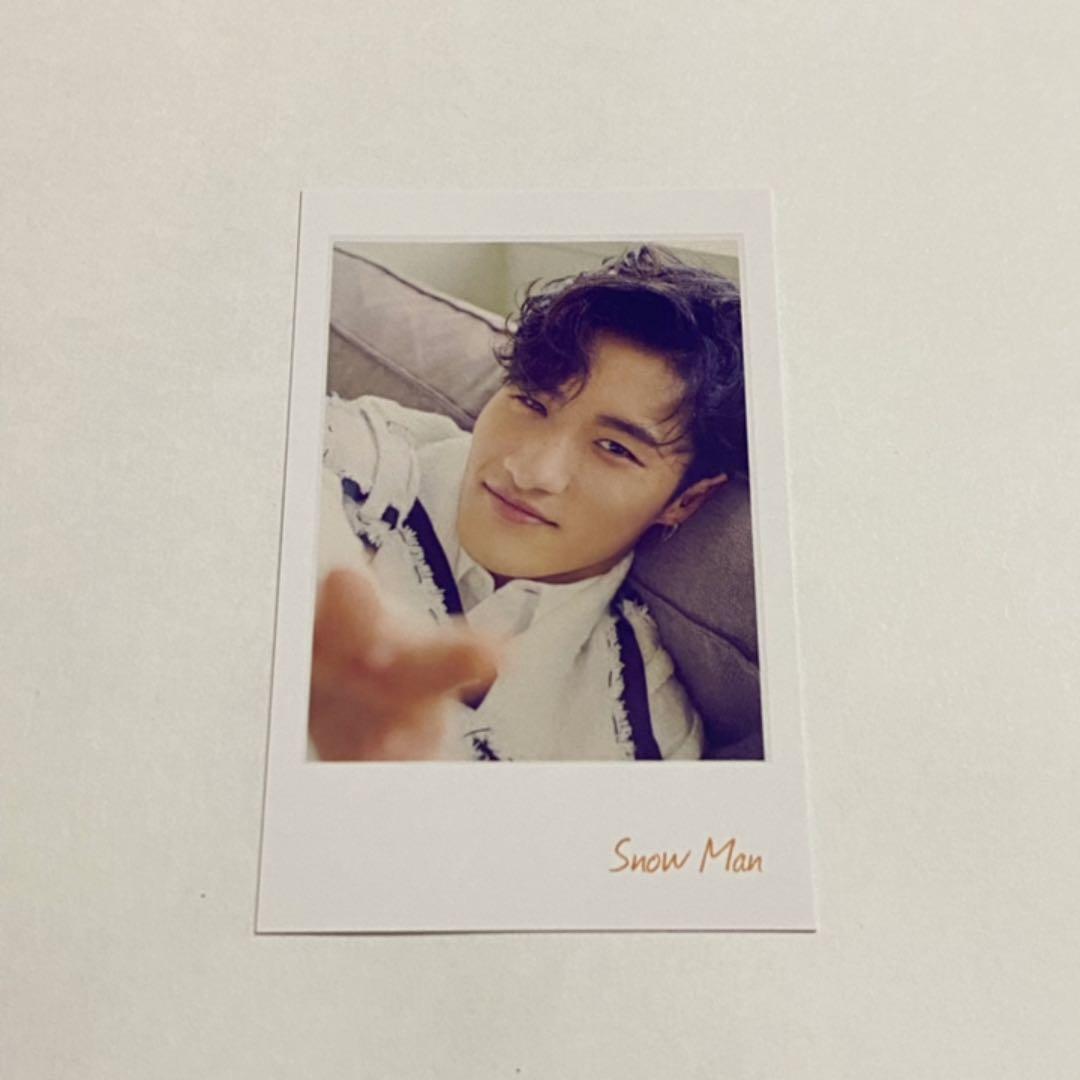SnowMan岩本照 オレンジKiss チェキ風カード - メルカリ