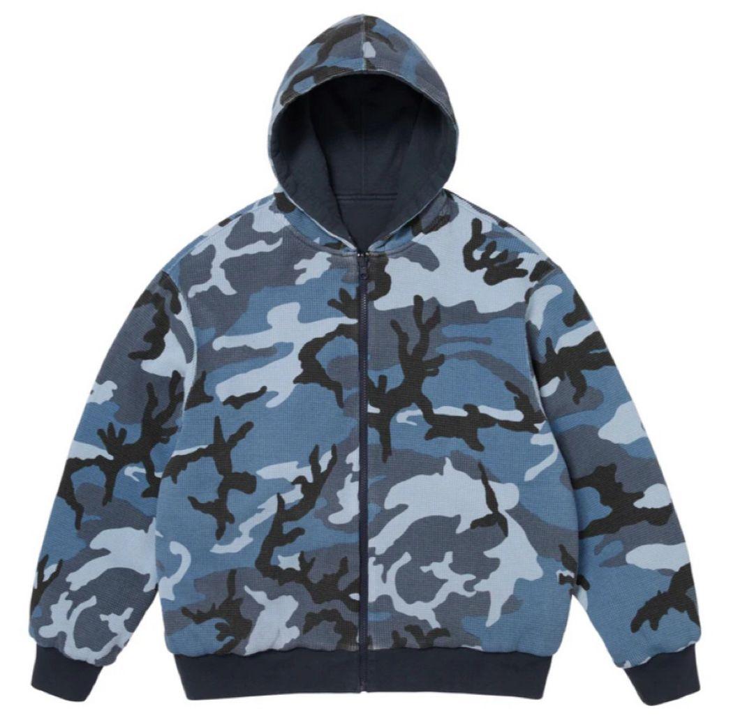 Supreme リバーシブル ジップパーカー