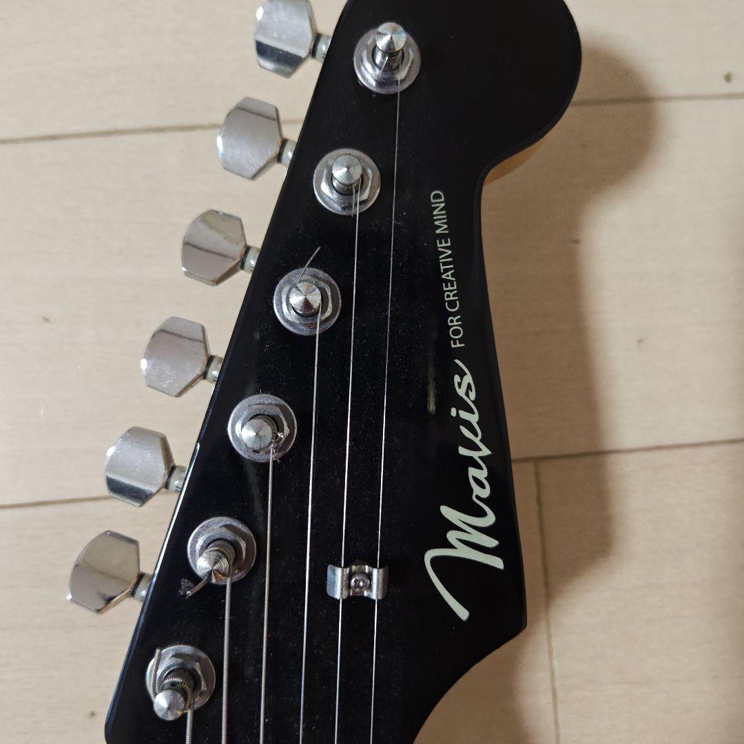 Marvis ブラックエレキギター　メイビス