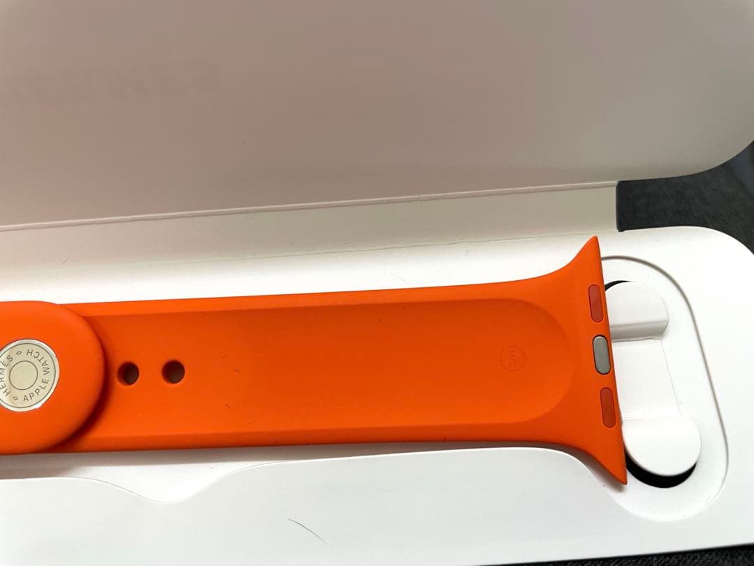 HERMES アップルウォッチ用ラバーベルト45mm 美品