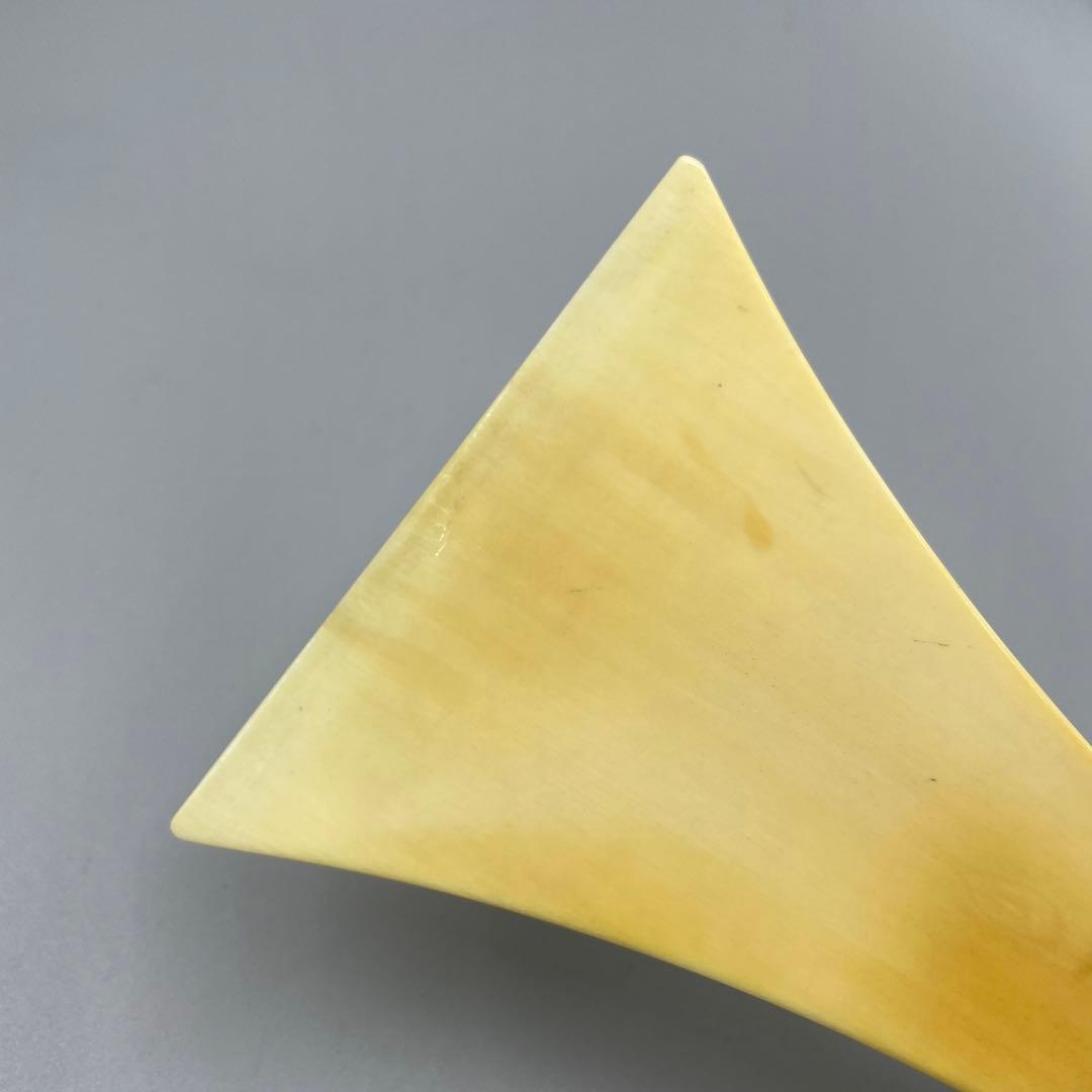 239ヴィンテージ 天然素材 三味線バチ 重さ約118g