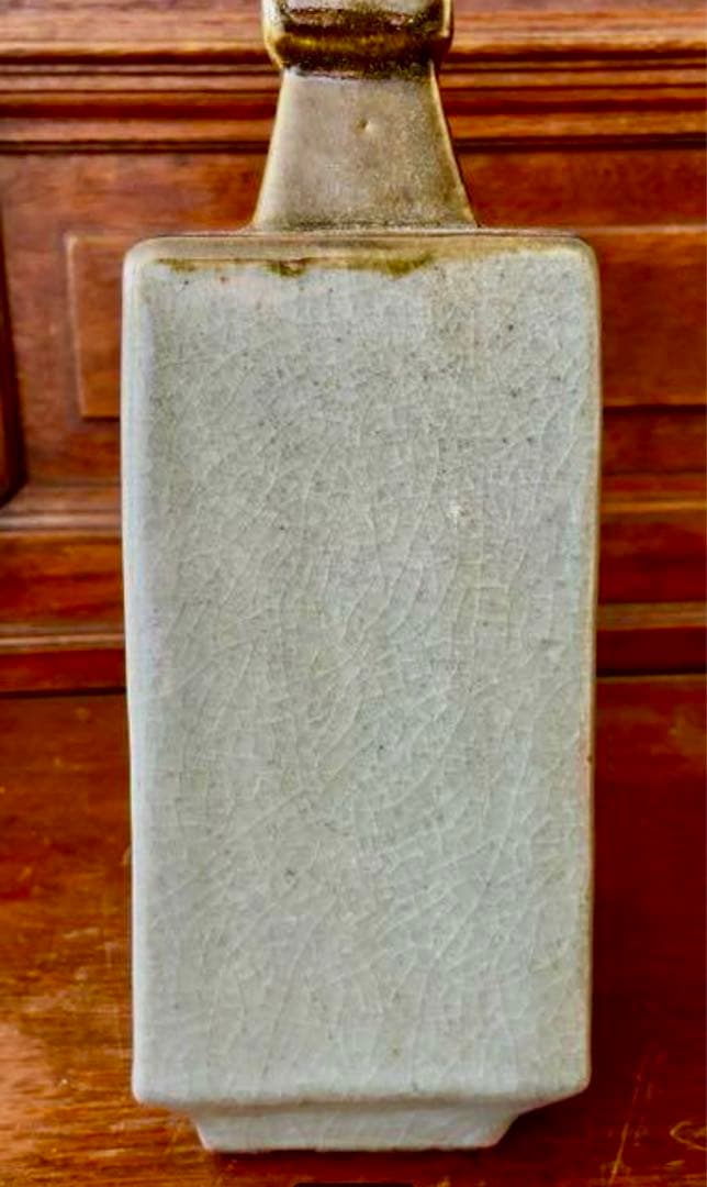 福原達郎　作　益子焼　壺　花瓶